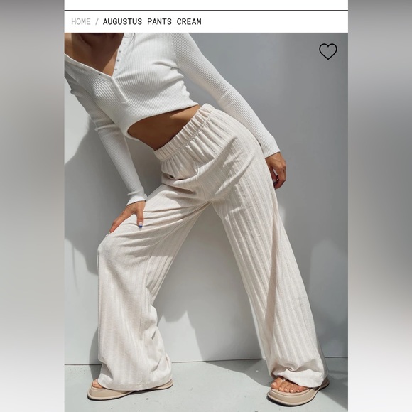 Princess Polly Pants - Princess Polly Augustus Pants Cream US 4 NWT
